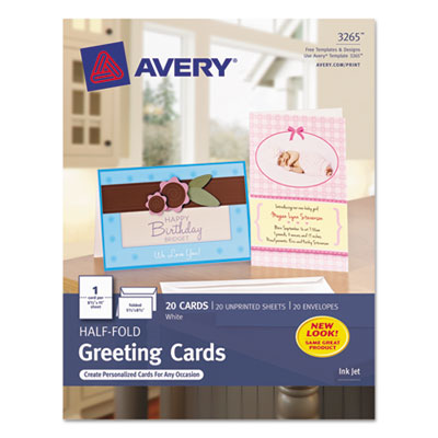 Avery&reg; Greeting Cards with Matching Envelopes