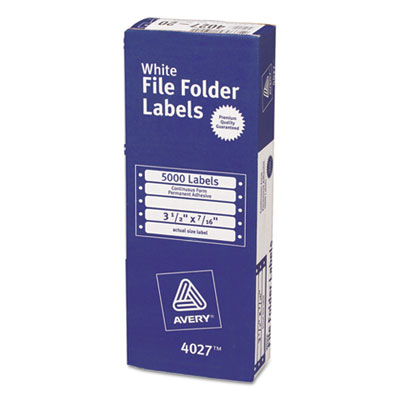 Avery&reg; Dot Matrix Printer File Folder Labels