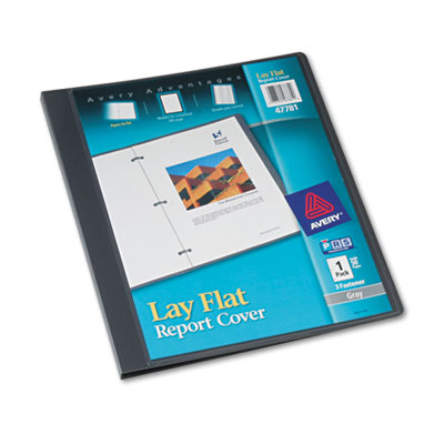 Avery&reg; Lay Flat View Report Cover with Flexible Fastener