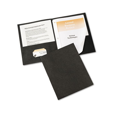 Avery&reg; Embossed Two-Pocket Report Cover with Prong Fasteners