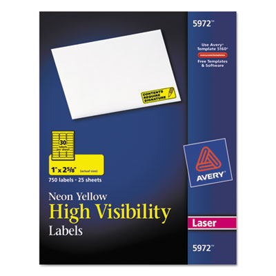 Avery&reg; High-Visibility Labels