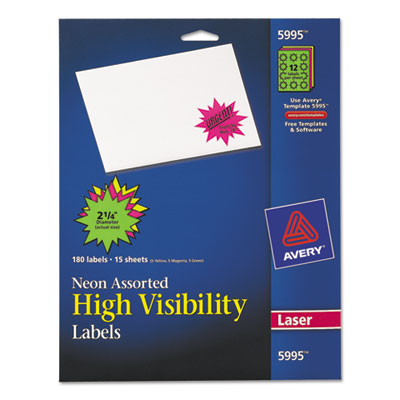 Avery&reg; High-Visibility Labels