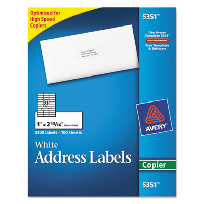 Avery&reg; Copier Mailing Labels