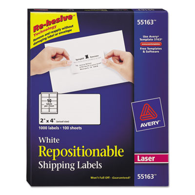 Avery&reg; Repositionable Labels
