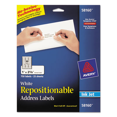 Avery&reg; Repositionable Labels