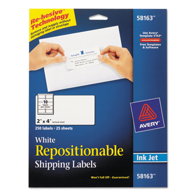Avery&reg; Repositionable Labels