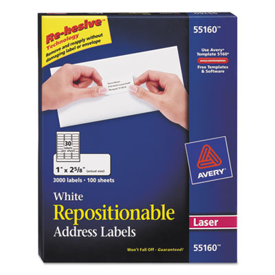 Avery&reg; Repositionable Labels
