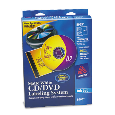 Avery&reg; CD/DVD Design Labeling Kits