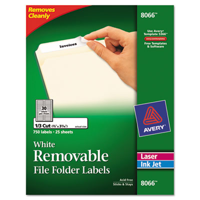 Avery&reg; Removable File Folder Labels