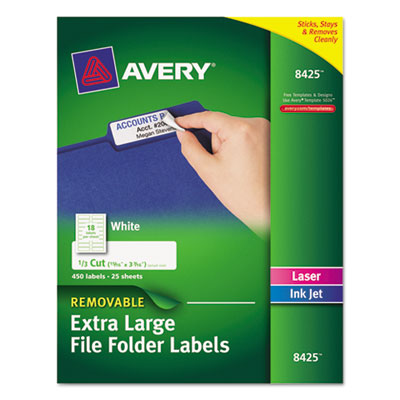 Avery&reg; Removable File Folder Labels