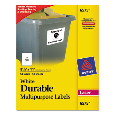 Avery&reg; Permanent Durable ID Labels with TrueBlock&reg; Technology