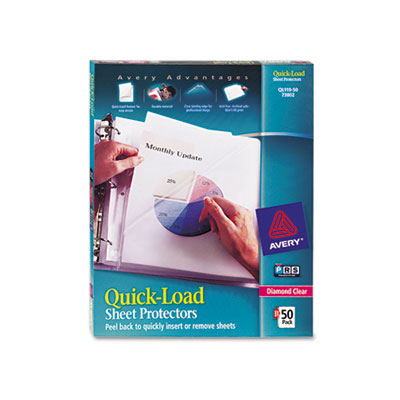 Avery&reg; Quick-Load Heavyweight Sheet Protector