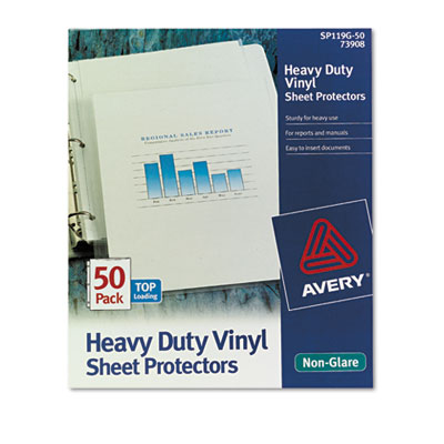 Avery&reg; Heavy Duty Vinyl Sheet Protector