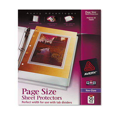 Avery&reg; Standard and Economy Weight Clear and Semi-Clear Sheet Protector