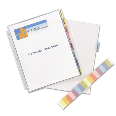 Avery&reg; Protect 'n Tab&trade; Tabbed Sheet Protectors