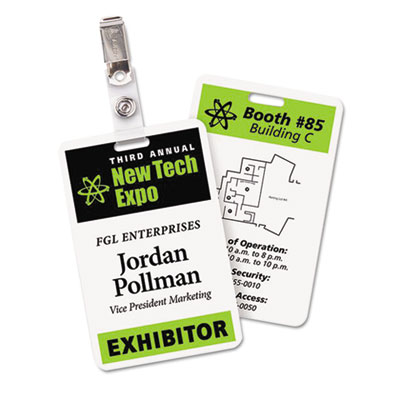Avery&reg; Fold &amp; Clip Name Badges