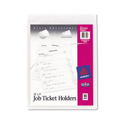 Avery&reg; Heavyweight Clear Job Ticket Holder