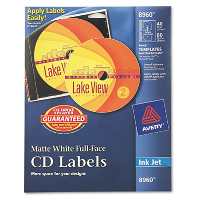 Avery&reg; Full-Face CD Labels