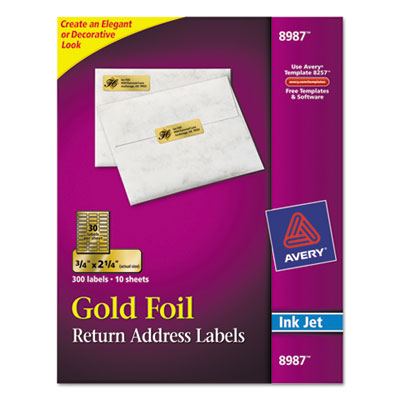 Avery&reg; Foil Mailing Labels