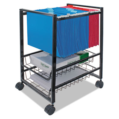 Advantus&reg; Mobile File Cart with Sliding Baskets