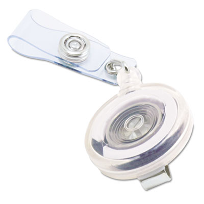Advantus&reg; Translucent Retractable ID Card Reel