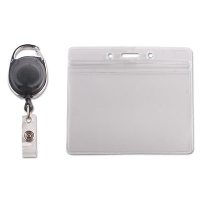 Advantus&reg; Resealable ID Badge Holders