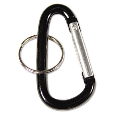 Advantus&reg; Carabiner Key Chains with Split Key Rings