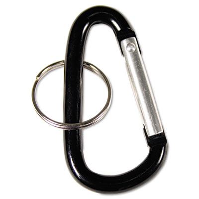 Advantus&reg; Carabiner Key Chains with Split Key Rings