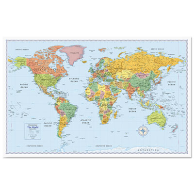 Rand McNally Signature World Wall Map