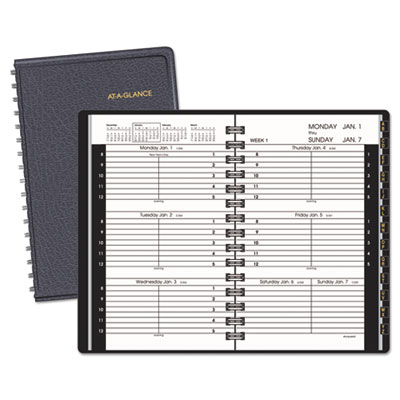 AT-A-GLANCE&reg; Weekly Appointment Book Ruled for Hourly Appointments