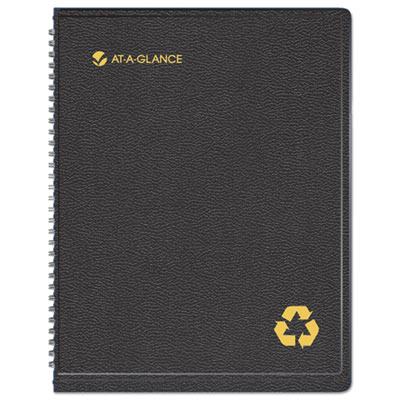 AT-A-GLANCE&reg; Recycled Weekly/Monthly Appointment Book