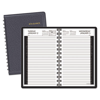 AT-A-GLANCE&reg; Daily Appointment Book with 30-Minute Appointments