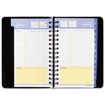 AT-A-GLANCE&reg; QuickNotes&reg; Daily/Monthly Appointment Book