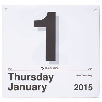 AT-A-GLANCE&reg; "Today Is" Daily Wall Calendar Refill