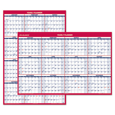 AT-A-GLANCE&reg; Erasable Vertical/Horizontal Wall Planner