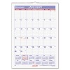 AT-A-GLANCE&reg; Laminated Wall Calendar with Ruled Daily Blocks