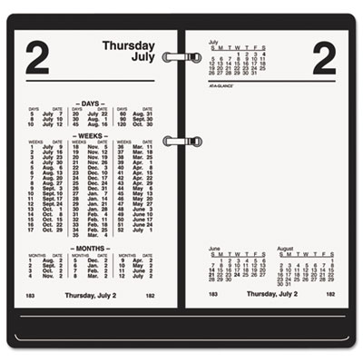 AT-A-GLANCE&reg; Financial Desk Calendar Refill