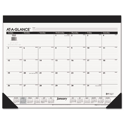AT-A-GLANCE&reg; Monthly Refillable Desk Pad