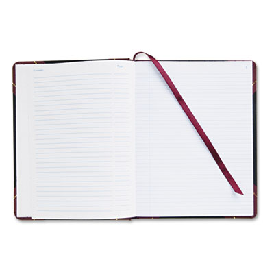 Adams&reg; Black and Maroon Record Ledger