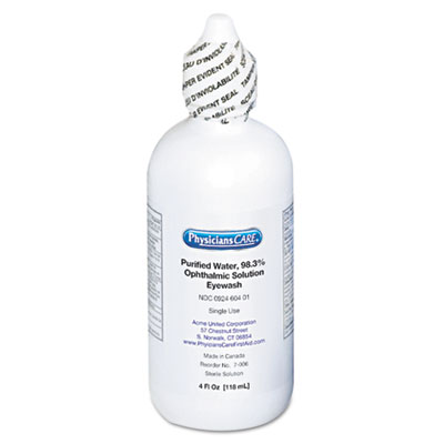 PhysiciansCare&reg; by First Aid Only&reg; First Aid Refill Components&mdash;Eye Wash