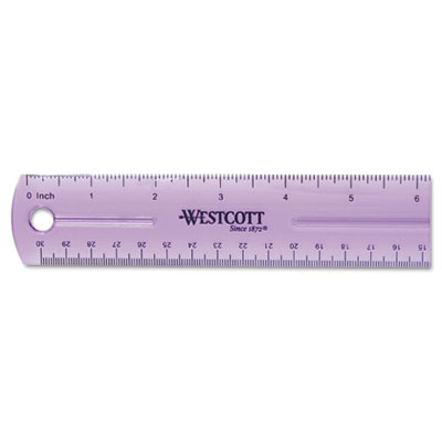 Westcott&reg; Jeweltone Plastic Ruler