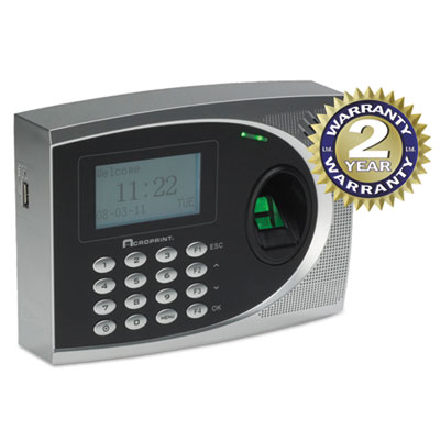 Acroprint&reg; timeQplus Biometric Time and Attendance System with Web Option