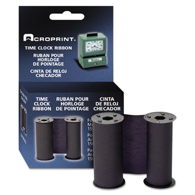 Acroprint&reg; Model 125 Heavy-Duty Manual Print Time Recorder Ribbon