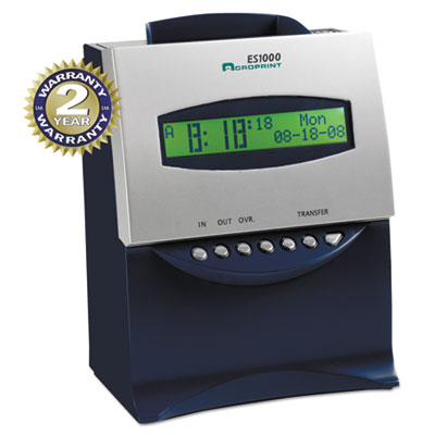 Acroprint&reg; ES1000 Atomic Totalizing Payroll Recorder