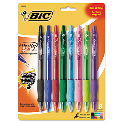 BIC&reg; Velocity&reg; Retractable Ballpoint Pen