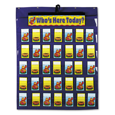 Carson-Dellosa Publishing Attendance/Multiuse Pocket Chart