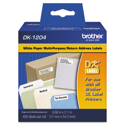 Brother&reg; Pre-Sized Die-Cut Label Rolls