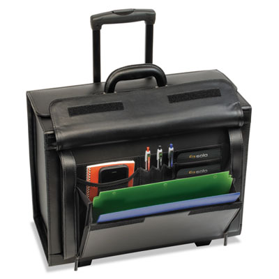SOLO&reg; Classic Leather Rolling Catalog Case