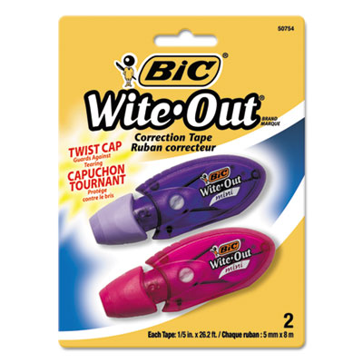 BIC&reg; Wite-Out&reg; Brand Mini Twist Correction Tape