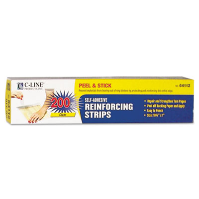 C-Line&reg; Self-Adhesive Reinforcing Strips
